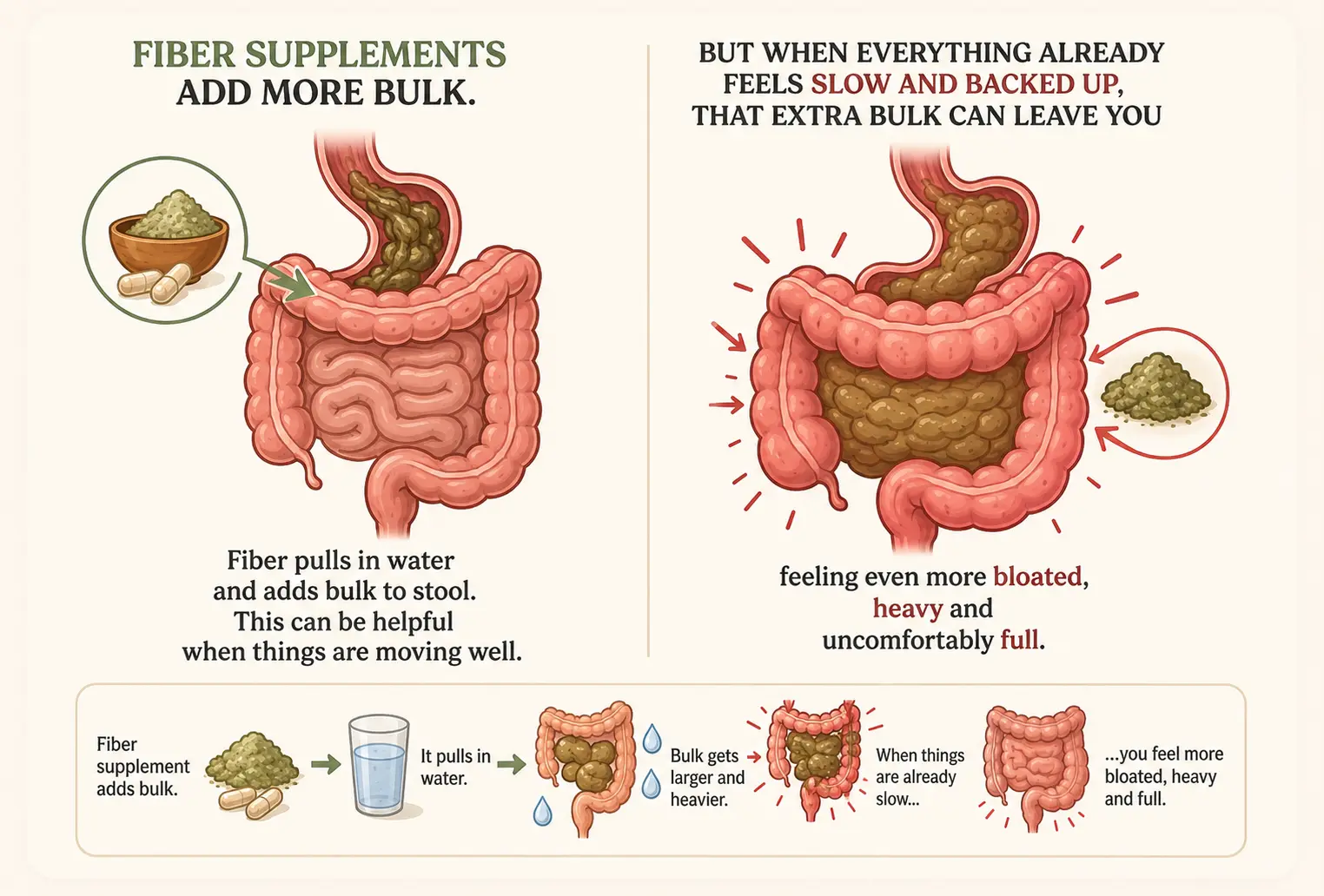 Why fiber supplements can make GLP-1 bloating worse